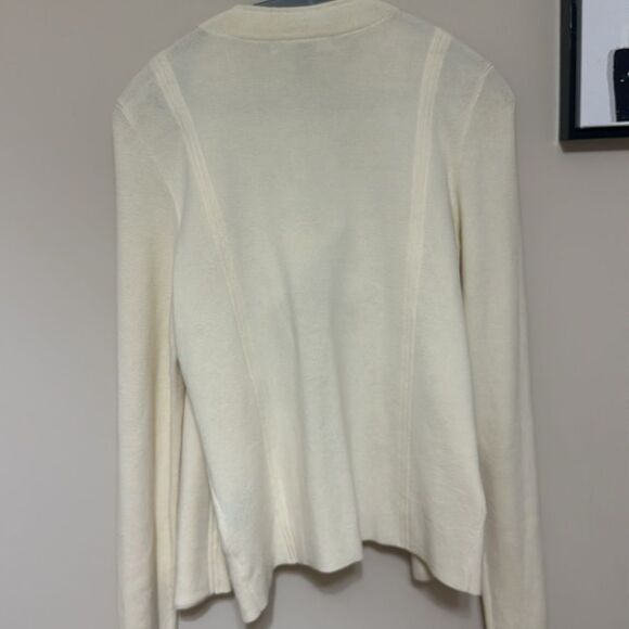 NWT Lauren Ralph Lauren Slant Zip Sweater Jacket - Picture 6 of 6